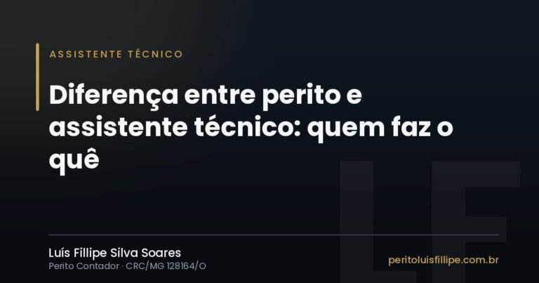 Capa do artigo: Diferença entre perito e assistente técnico: quem faz o quê