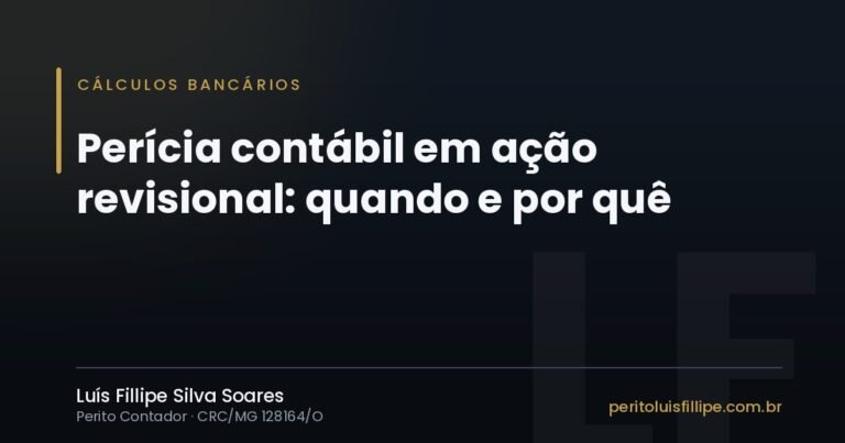 Capa do artigo: Perícia contábil em ação revisional: quando e por quê