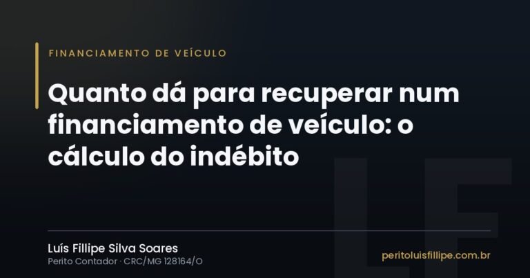 Capa do artigo: Quanto dá para recuperar num financiamento de veículo: o cálculo do indébito