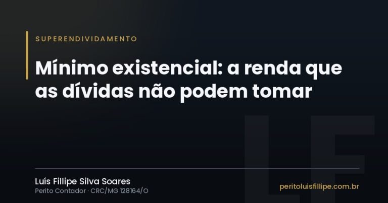 Capa do artigo: Mínimo existencial: a renda que as dívidas não podem tomar