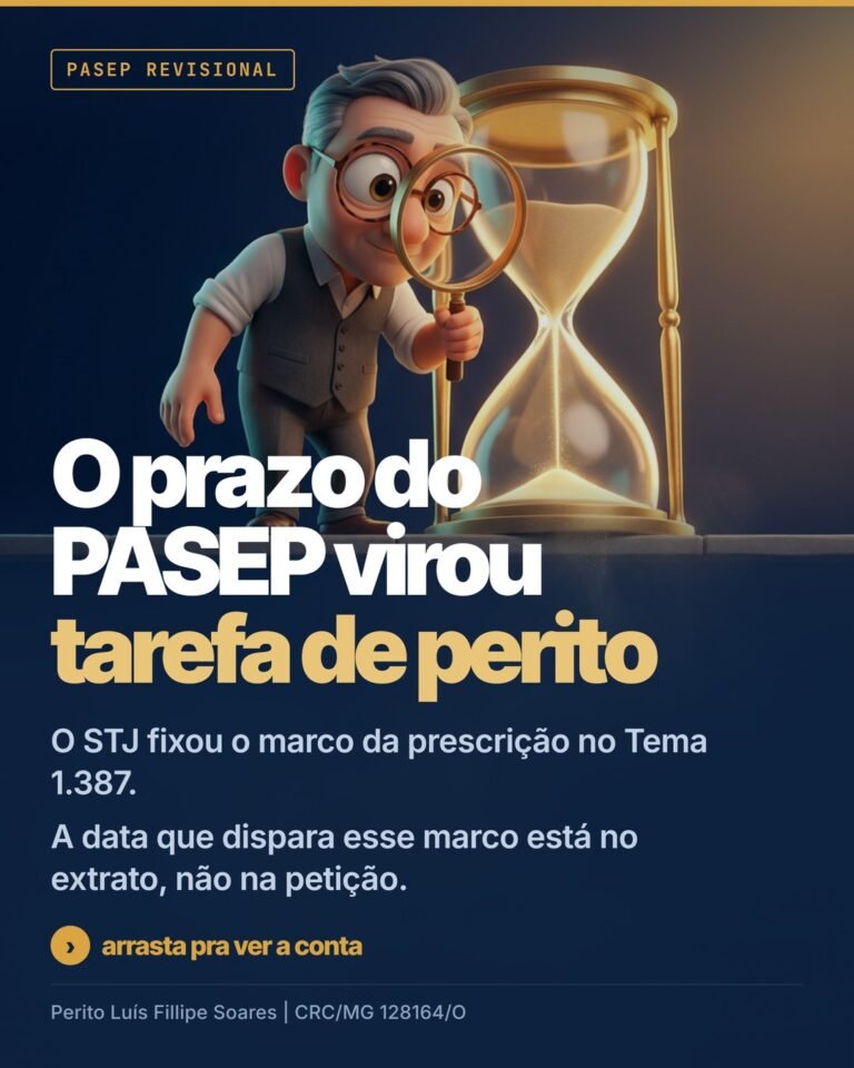 PASEP e Tema 1.387/STJ: o saque integral do principal define a prescrição