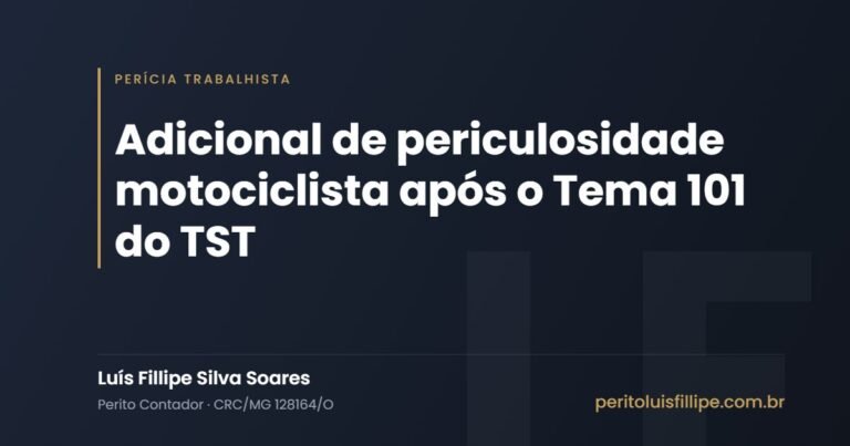 Adicional de periculosidade motociclista após o Tema 101 do TST